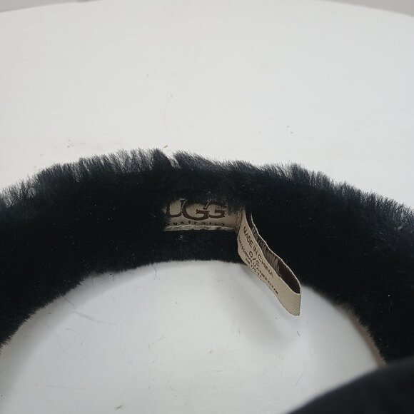 EUC UGG'S Sequin0 Earmuffs One Size Black - Picture 2 of 4